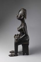 Maternité, Ghana, Akan, Ashanti, Größe: H: 46 cm (H: 18.1 inch), ID: 3050933 - 3/5
