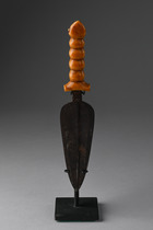 Small ornamental / prestige dagger, R. D. Congo, Azandé / Mangbetu, Taille: H: 18,5 cm, ID: 3050960 - 3/8