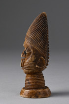 Divination head for "ifa", "olori ikin", Nigeria, Yoruba, Size: H: 7,2 cm (H: 2.8 inch), ID: 3050957 - 4/5