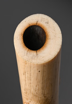 Fragment of a transverse horn or trumpet (“olifant”), D. R. Congo, Songye-Tetela, Size: H: 21 cm (H: 8.3 inch), ID: 3050959 - 8/9