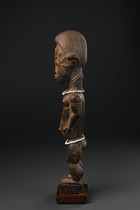 Stehende männliche Figur "blolo bian" oder "asie usu", Côte d'Ivoire, Baule, Größe: H: 31,5 cm (H: 12.4 inch), ID: 3050973 - 4/4