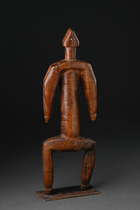 Fertility doll, Cameroon, Namchi, Size: H: 31,5 cm (H: 12.4 inch), ID: 3050974 - 2/4