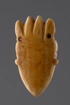 Anthropomorphic miniature mask "gikhokho" (pl. "ikhokho"), D. R. Congo, Pende, Size: H: 4,5 cm (H: 1.8 inch), ID: 3050978 - 2/4