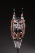 Zoomorphic mask "zamble", Côte d'Ivoire, Guro, Size: H: 37 cm (H: 14.6 inch), ID: 3052107 - 2/4