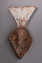 Anthropomorphe Maske, D. R. Kongo, Pende, Größe: H: 29 cm (H: 11.4 inch), ID: 3052109 - 4/4