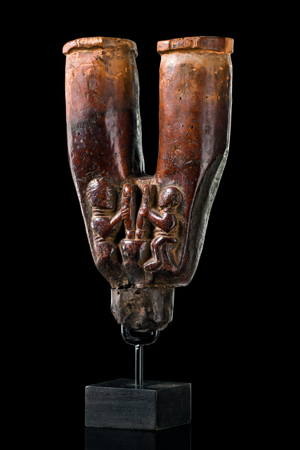 Bellow, Nigeria, Yoruba, Size: H: 29 cm (H: 11.4 inch), ID: 3052106