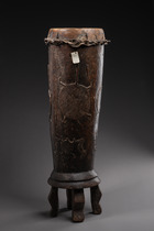 Drum, Côte d'Ivoire, Senufo, Size: H: 89 cm (H: 35.0 inch), ID: 3052112 - 3/6