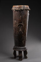 Drum, Côte d'Ivoire, Senufo, Size: H: 89 cm (H: 35.0 inch), ID: 3052112 - 4/6