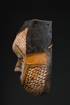 Mask "pwoom itok", D. R. Congo, Kuba, Size: H: 31,5 cm (H: 12.4 inch), ID: 3051619 - 4/4