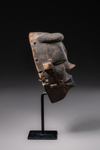 Gesichtsmaske mit Klappkiefer "elu" ("Geist"), Nigeria, Ogoni, Größe: H: 21 cm (H: 8.3 inch), ID: 3052035 - 2/4