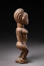 Standing female figure, Gabon, Punu, Size: H: 45 cm (H: 17.7 inch), ID: 3052037 - 5/6