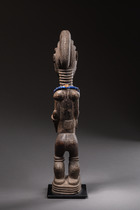 Stehende weibliche Figur "blolo bla", Côte d'Ivoire, Baule, Größe: H. 41 cm (H. 16.1 inch), ID: 3052040 - 4/5