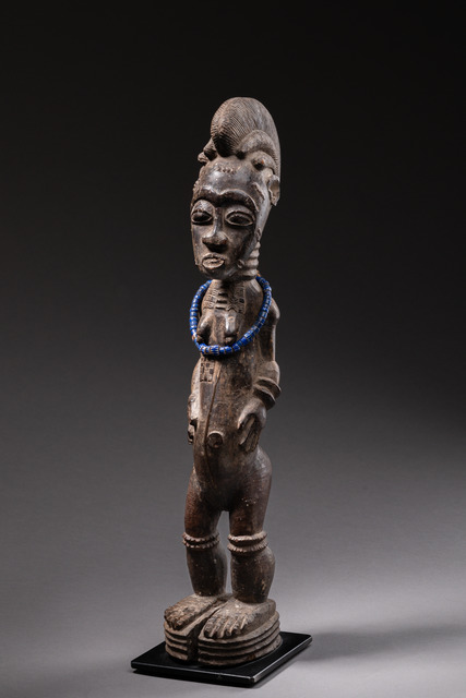 Standing female figure "blolo bla", Côte d'Ivoire, Baoulé, Taille: H. 41 cm, ID: 3052040