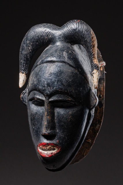 Maske "gu", Côte d'Ivoire, Guro, Größe: H: 21 cm (H: 8.3 inch), ID: 3052034