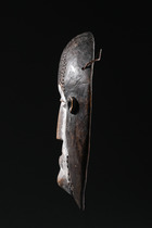 Anthropomorphic face mask "idimu", D. R. Congo, Lega / Zimba, Size: H: 32 cm (H: 12.6 inch), ID: 3051435 - 5/5