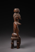 Sitzende weibliche Figur, Mali, Bamana, Größe: H: 50 cm (H: 19.7 inch), ID: 3052038 - 2/6