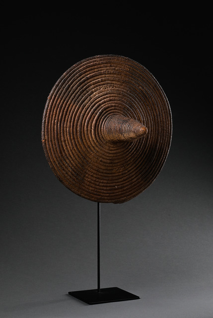 Bouclier tressé rond, Togo, Tamberma, Taille: D: 35 cm, ID: 3051812