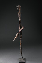Iron money "guinzé", "quinzé", "kilindi", "gbinsin", "gbenzé", Sierra Leone, Guinea, Liberia, Toma, Kissi, Size: H: 44 cm (H: 17.3 inch), ID: 3051664 - 3/4