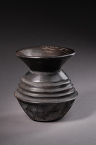 Gefäß, D. R. Kongo, Mangbetu, Größe: H: 17,5 cm (H: 6.9 inch), ID: 3051673 - 3/5