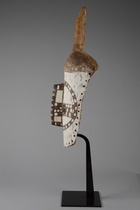 Gesichtsmaske "wan-zega", Burkina Faso, Mossi, Region Boulsa, Größe: H: 63 cm (H: 24.8 inch), ID: 3051620 - 3/5