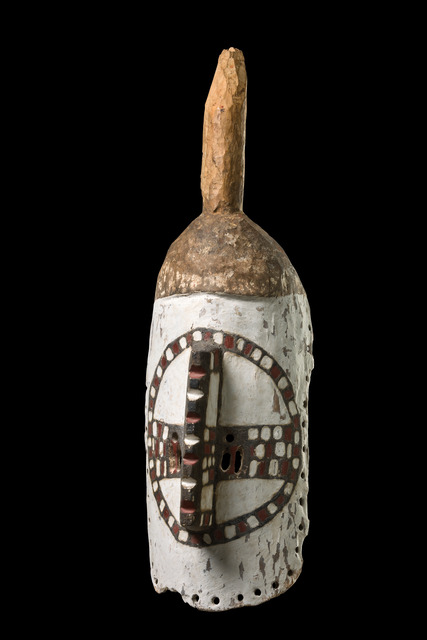 Face mask "wan-zega", Burkina Faso, Mossi, Region Boulsa, Size: H: 63 cm (H: 24.8 inch), ID: 3051620