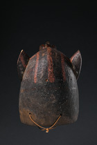 Zoomorphic helmet mask, probably "korobla", Côte d'Ivoire, Senufo, Size: H: 30 cm (H: 11.8 inch), ID: 3051609 - 5/6