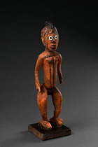 Stehende weibliche Figur, Burkina Faso, Mossi, Größe: H: 41,5 cm (H: 16.3 inch), ID: 3051614 - 2/4