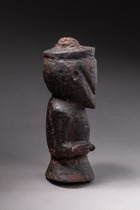 Female power half figure "kakudji", D. R. Congo, Luba, Size: H: 16 cm (H: 6.3 inch), ID: 3051613 - 2/5