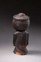 Female power half figure "kakudji", D. R. Congo, Luba, Size: H: 16 cm (H: 6.3 inch), ID: 3051613 - 5/5