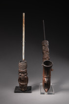Zwei Pfeifen, Kameruner Grasland, Bamileke / Bamum, ID: 3051616 - 2/5