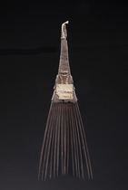 Stäbchenkamm, Papua-Neuguinea - Bismarck Archipel - Admiralitätsinseln, Größe: H: 31 cm (H: 12.2 inch), ID: 3051853 - 2/3