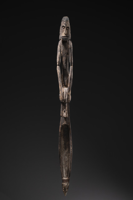 Ancestor figure "kawe", Westneuguinea / Westpapua (Irian Jaya), Asmat, Size: H: 82 cm (H: 32.3 inch), ID: 3051856