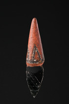 Dolch mit Obsidianklinge, Papua-Neuguinea - Bismarck Archipel - Admiralitätsinseln, Größe: L: 24 cm (L: 9.4 inch), ID: 3051648 - 2/3