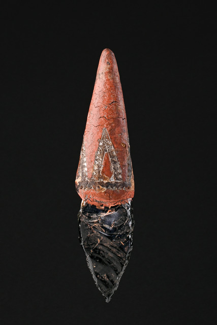Dagger with obsidian blade, Papua New Guinea - Bismarck Archipelago - Admirality Islands, Size: L: 24 cm (L: 9.4 inch), ID: 3051648