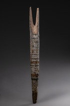 Dance staff "aviya", Papua New Guinea - Gulf, Purari Delta, Size: L: 53,5 cm (L: 21.1 inch), ID: 3051652 - 3/5