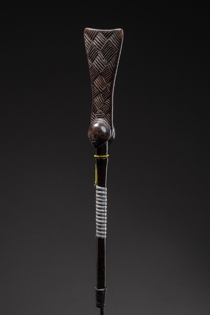 Amtsinhaber-Stab "kibango", D. R. Kongo, Luba, Größe: H: 88,3 cm (H: 34.8 inch), ID: 3051677