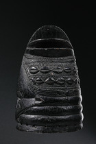 Masque casque "sowei" ("ndoli jowei" / "nòwo"), Sierra Leone, Mendé, Taille: H: 36,5 cm (H: 14.4 inch), ID: 3051678 - 3/6