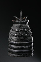 Masque casque "sowei" ("ndoli jowei" / "nòwo"), Sierra Leone, Mendé, Taille: H: 36,5 cm (H: 14.4 inch), ID: 3051678 - 4/6