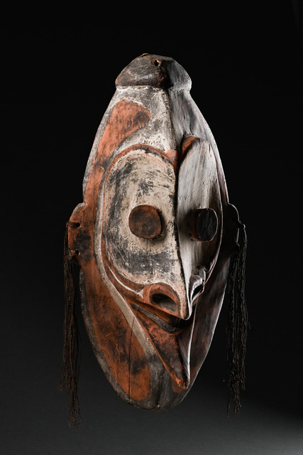 Ancestor spirit mask, Papua New Guinea - East Sepik Province - Middle Sepik River, Iatmul, Size: H: 54 cm (H: 21.3 inch), ID: 3051757