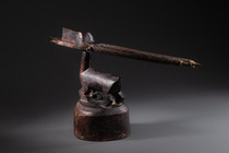 Antelope dance crest "chiwara" / "tjiwara" / "ci-wara", Mali, Bamana, Bamako / Kita, Size: H: 36 cm L: 68 cm (H: 14.2 inch L: 26.8 inch), ID: 3051689 - 2/6