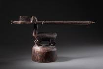Antelope dance crest "chiwara" / "tjiwara" / "ci-wara", Mali, Bamana, Bamako / Kita, Size: H: 36 cm L: 68 cm (H: 14.2 inch L: 26.8 inch), ID: 3051689 - 3/6