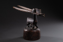 Antelope dance crest "chiwara" / "tjiwara" / "ci-wara", Mali, Bamana, Bamako / Kita, Size: H: 36 cm L: 68 cm (H: 14.2 inch L: 26.8 inch), ID: 3051689 - 5/6