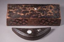 Two lidded containers and drinking cup, D. R. Congo, Kuba, ID: 3051715 - 2/5