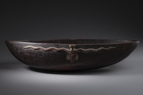 Große Speiseschale, Papua-Neuguinea - Huon-Golf, Morobe Provinz, Tami Inseln, Größe: L: 60 cm B: 24 cm (L: 23.6 inch B: 9.4 inch), ID: 3051840 - 3/6