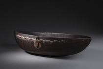 Große Speiseschale, Papua-Neuguinea - Huon-Golf, Morobe Provinz, Tami Inseln, Größe: L: 60 cm B: 24 cm (L: 23.6 inch B: 9.4 inch), ID: 3051840 - 4/6