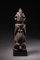Stehende weibliche Figur, Nigeria, Chamba, Größe: H: 30 cm (H: 11.8 inch), ID: 3052270 - 2/4