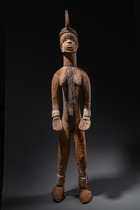 Weibliche Schreinfigur "alusi", Nigeria, Igbo, Größe: H: 126 cm (H: 49.6 inch), ID: 3052082 - 3/5