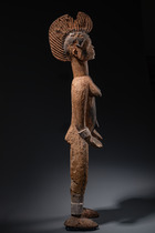 Weibliche Schreinfigur "alusi", Nigeria, Igbo, Größe: H: 126 cm (H: 49.6 inch), ID: 3052082 - 4/5