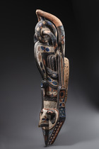 Coiffe anthropozoomorphe "banda" ou "kumbaruba", Guinée, Nalu (Baga), Taille: L: 120 cm (L: 47.2 inch), ID: 3052061 - 3/4