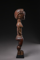 Figure d'ancêtre féminine "blolo bla", Côte d'Ivoire, Baoulé, Taille: H: 52,5 cm (H: 20.7 inch), ID: 3052084 - 5/5